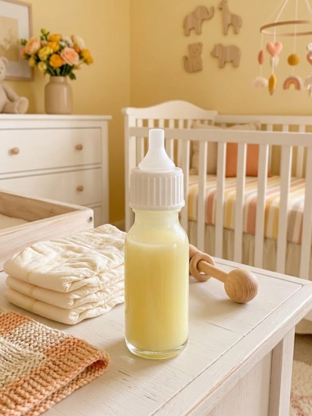 Miniature Baby Doll Glass Bottle (3.25 in.)